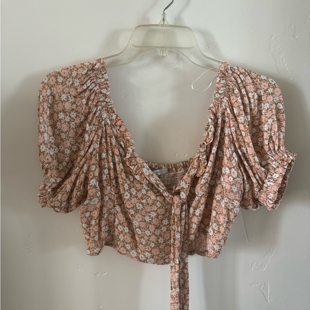 Flower crop top